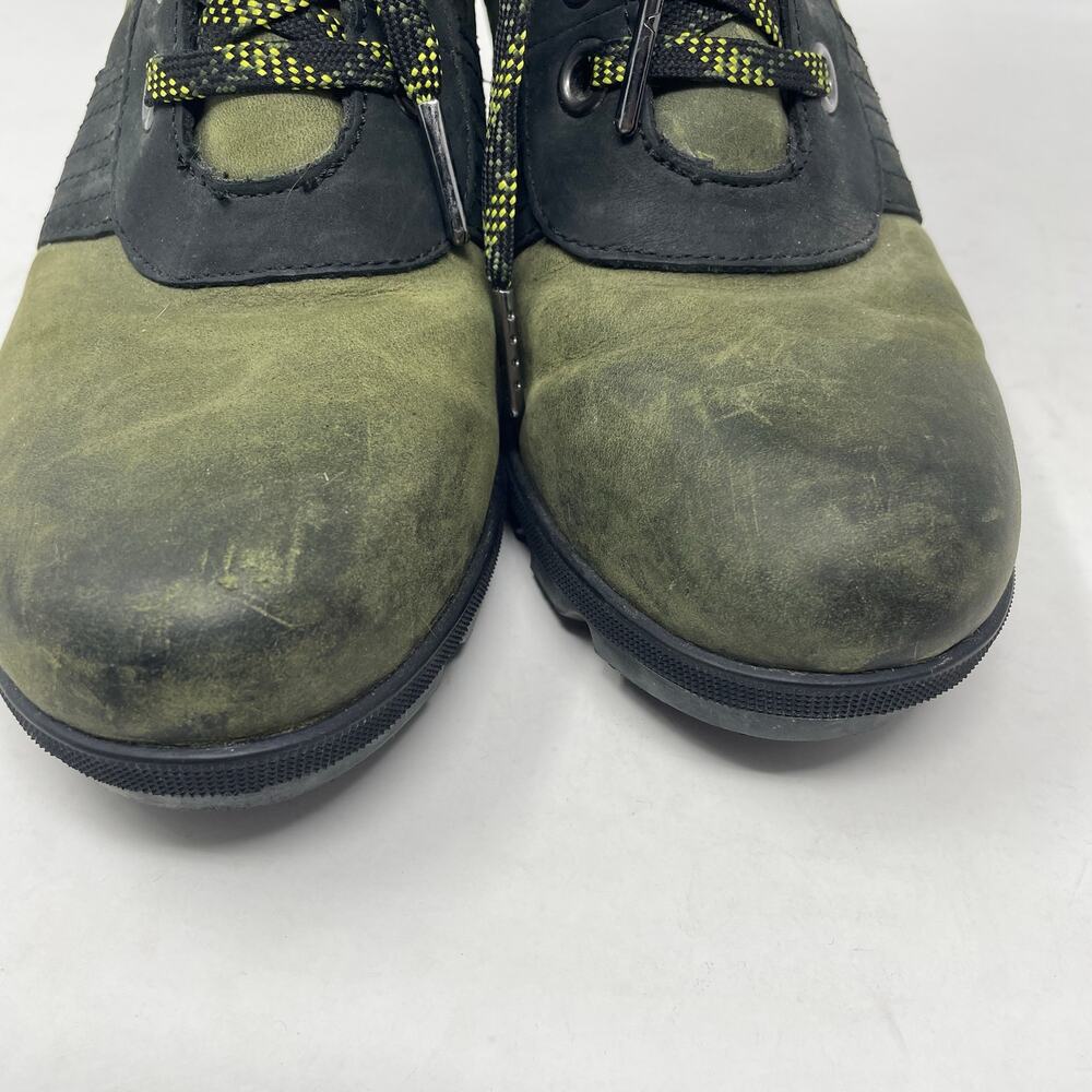 Sorel Lexie Wedge Camouflage Camo Green Hiker Waterproof Leather Boots womens 9 - Picture 9 of 16